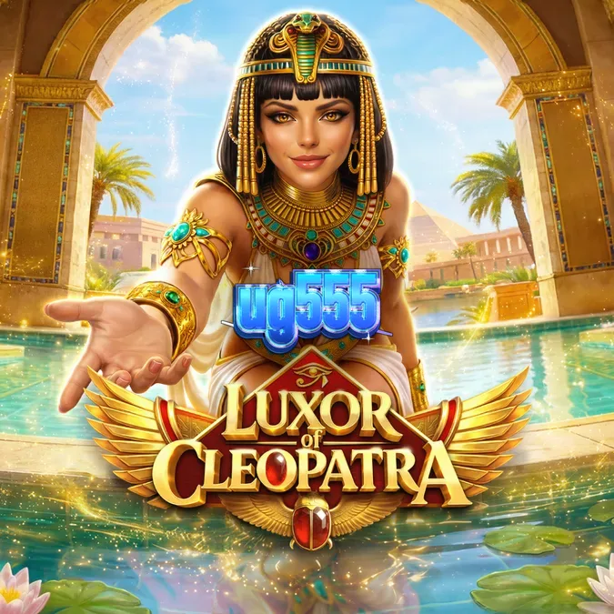 Tampilan visual slot Luxor of Cleopatra dengan simbol Mesir Kuno